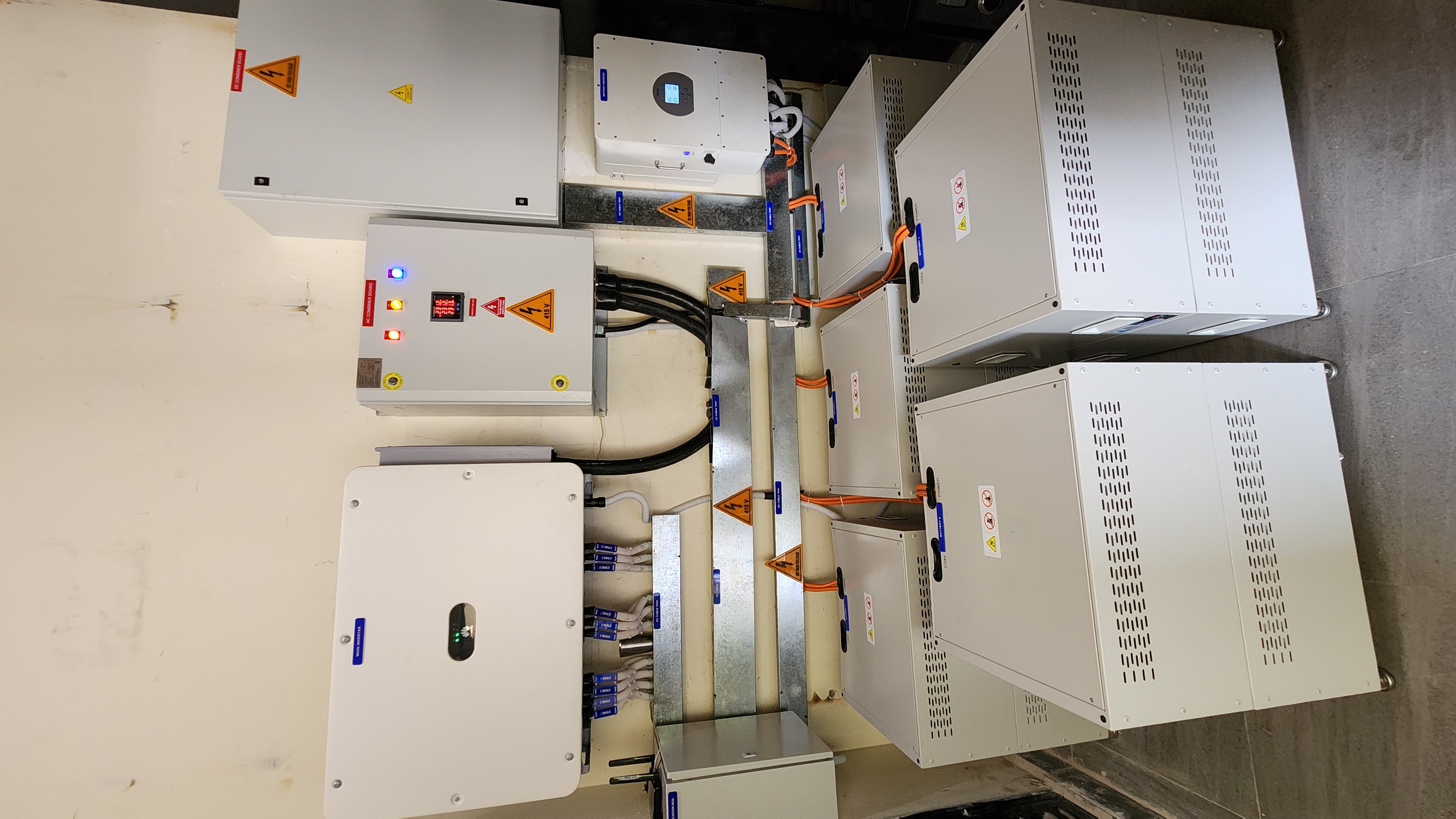 Industrial rooftop solar installation