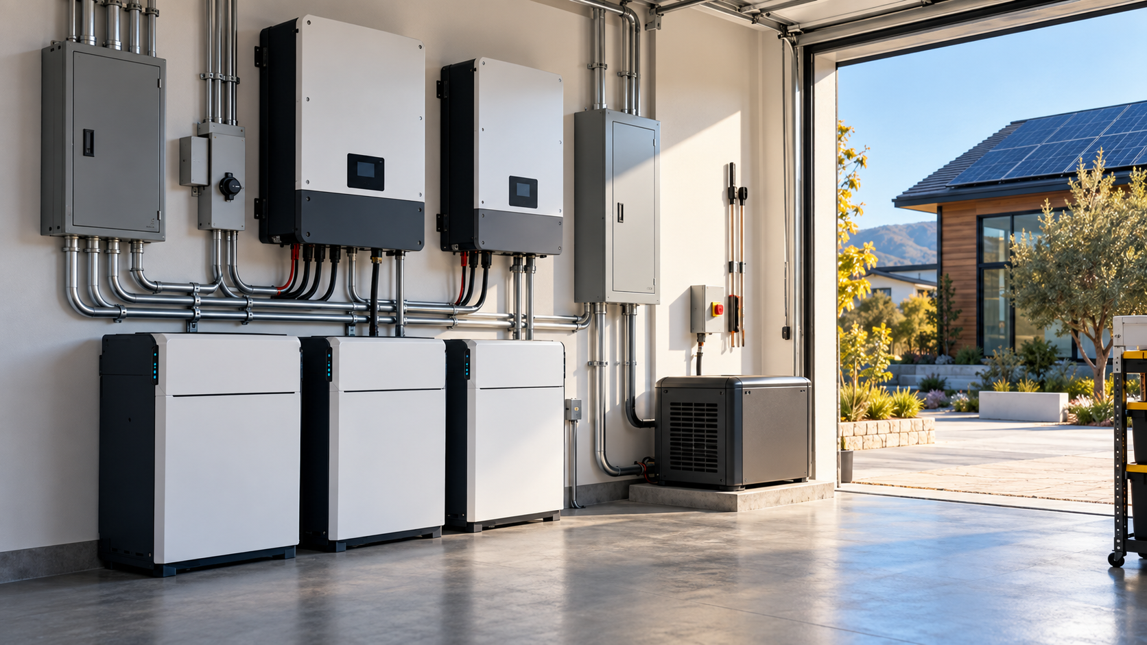 Hybrid Solar Backup Systems for Homes and Businesses