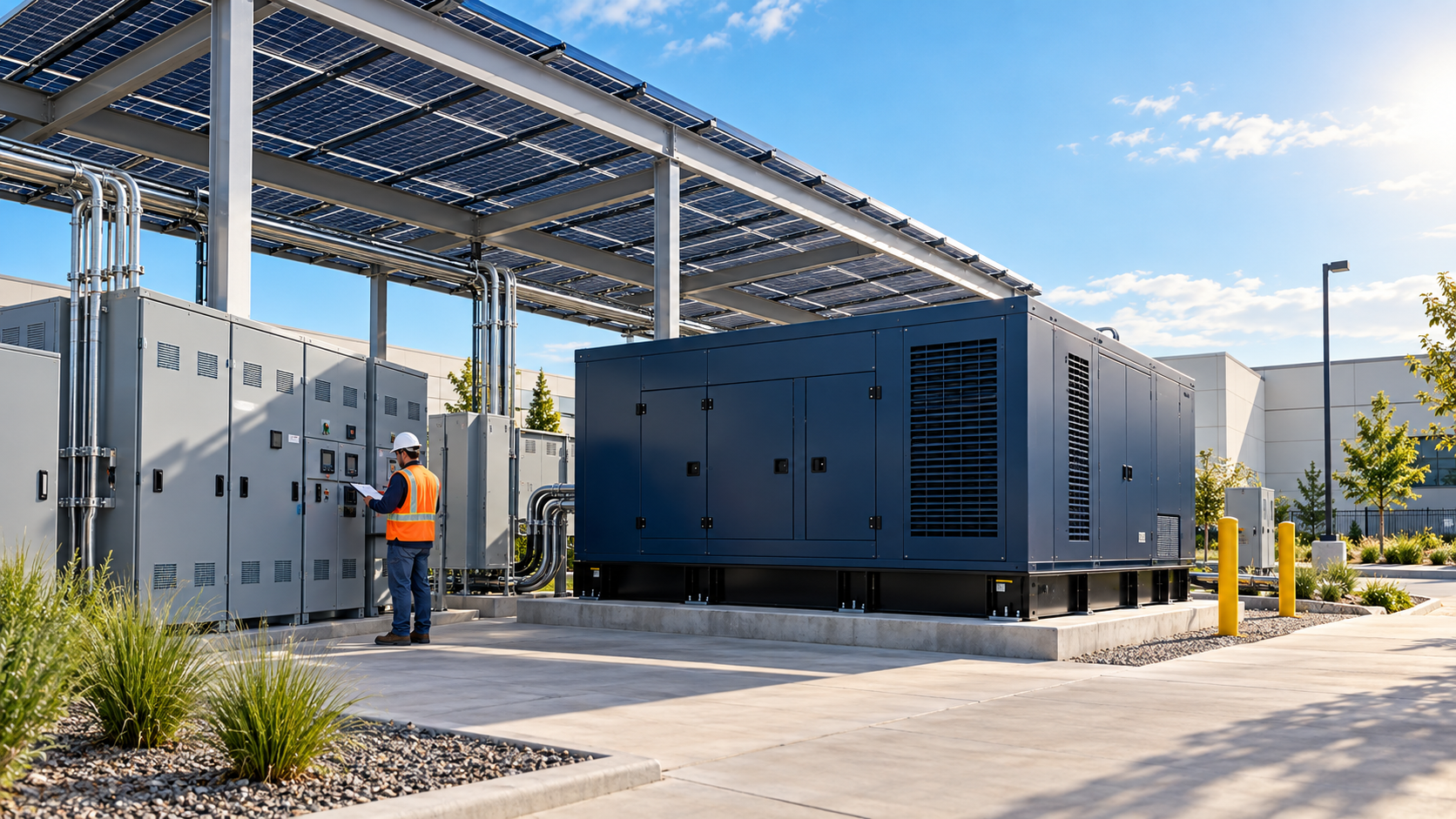 Solar and Generator Integration for Critical Facilities