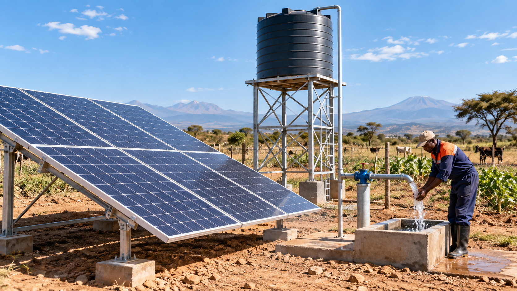 Solar Water Pumping in Kenya: Sizing Around Head, Flow Rate, and Daily Demand